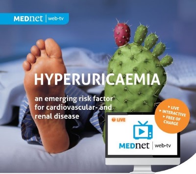 Web-tv Hyperuricaemia - новий фактор ризику серцево-судинної та ниркової хвороби 26 вересня 2018 року.